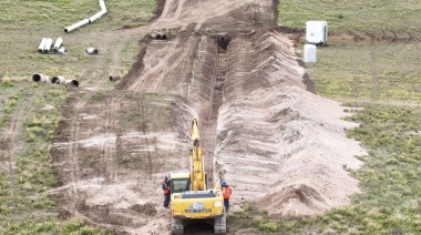 Avanza estratégica obra hidráulica en Bahía Blanca