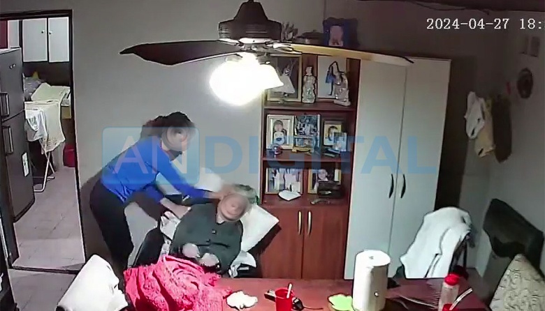Detienen a la cuidadora que golpeaba a la mujer con Alzheimer en Campana