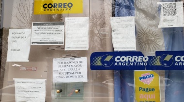 Advierten por el cierre de oficinas del Correo Argentino en el interior bonaerense