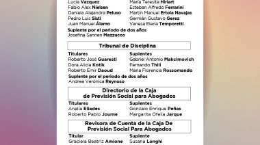 Crece el apoyo al espacio “Abogacía Unida + Abogar” en la previa de las elecciones