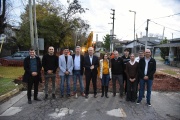 Villa Elisa: Comenzaron las obras de asfalto, iluminación y mejoras en escuelas