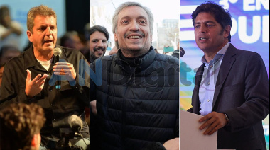 Kicillof, Massa y Máximo acordaron una campaña antimotosierra para ganar en PBA