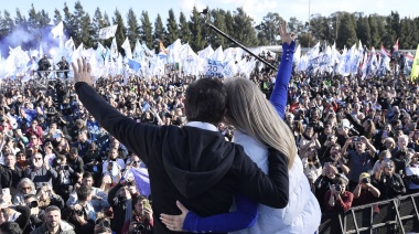 Magario recalcó que “el único adversario en estas elecciones en Milei”