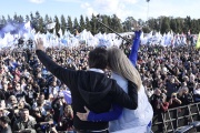 Magario recalcó que “el único adversario en estas elecciones en Milei”