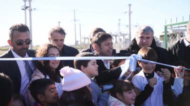 Kicillof destacó las obras en el interior bonaerense: “Es mentira que no hay plata”