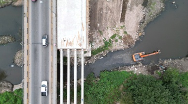 Avanzan las obras de conectividad sobre el Río Reconquista
