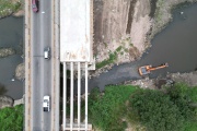 Avanzan las obras de conectividad sobre el Río Reconquista