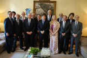 En Madrid, Milei presentó ante empresarios el “rumbo económico” argentino