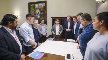 En Bahía Blanca, Kicillof anunció una obra hidráulica “para los próximos 100 años”