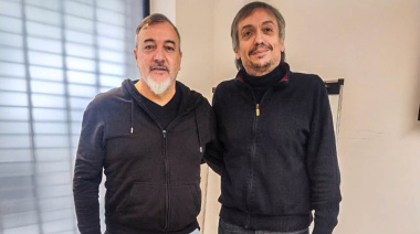 Máximo Kirchner se reunió con líder sindical con la “nueva estatalidad” en la agenda