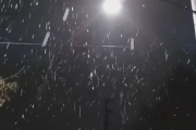 Nevó en varios puntos del Gran Buenos Aires