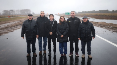 Kicillof inauguró nuevas obras en la futura autovía Villa Gesell-Mar Chiquita