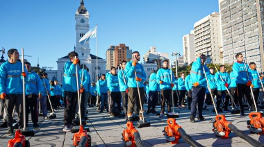“Operativo Otoño” en La Plata: refuerzan los trabajos de mantenimiento del espacio público