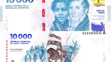 Entra en circulación el billete de $ 10.000: ¿Cuáles son las medidas de seguridad?
