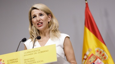 La vicepresidenta de España cruzó a Milei: “Promueve un gobierno de odio”