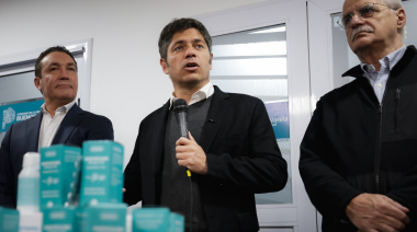 Kicillof compartió recorrida con Taiana y se mostró envalentonado rumbo a octubre