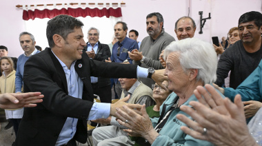 Kicillof visitó el noroeste bonaerense en la recta final de la campaña