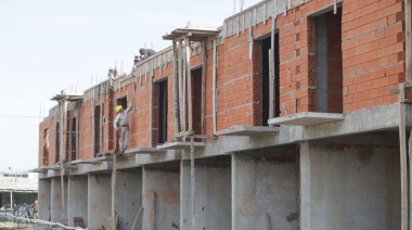Avanza obra de viviendas en el barrio La Odisea de Quilmes Oeste