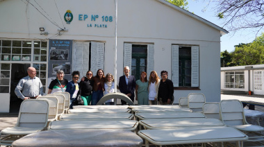 La Plata: Municipio y Provincia avanzan con obras y nuevo equipamiento escolar
