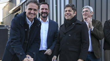 Con críticas al ajuste de Milei, Kicillof y Katopodis hicieron campaña en la Primera Sección