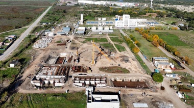 Avanza la obra de la nueva planta potabilizadora para la Región Capital