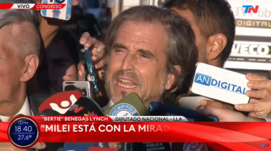 A Benegas Lynch le “hace ruido” el matrimonio igualitario: “Es entre hombre y mujer”