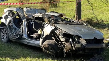 Tremendo accidente en la Panamericana deja 5 muertos: perdió el control y chocó contra un árbol