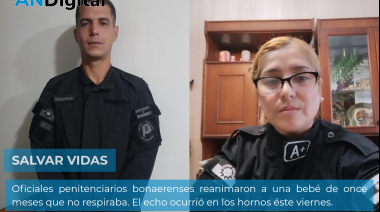 Dos agentes del Servicio Penitenciario reanimaron a una bebé