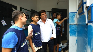 La Matanza se prepara para el ciclo lectivo pintando las escuelas junto a las Juventudes Solidarias