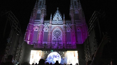 Alak y Kicillof inauguraron la nueva iluminación y sonido de la Catedral de La Plata