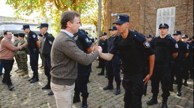 Wesner anunció la incorporación de 108 policías para reforzar la seguridad
