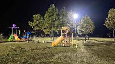 El Parque Sur de Olavarría ya cuenta con luminaria LED