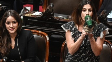 Diputados: Pagano sacó un megáfono en plena sesión y tildó de “fascista” a Martín Menem