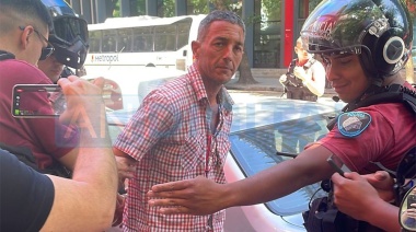 Cayó Gastón Mercanzini, el violento que le arrojó un botellazo a Milei tras su asunción