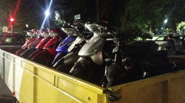 La Municipalidad secuestró más de 43 motos y un cuatriciclo en operativos en La Plata