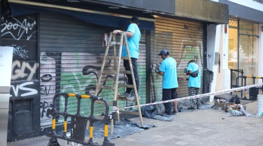 En La Plata ya recuperaron casi 2 mil frentes vandalizados
