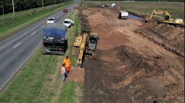 Brandsen: avanzan las obras en la Ruta 215
