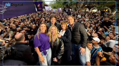 Milei en campaña: “Nos convertimos en una de las potencias mundiales”