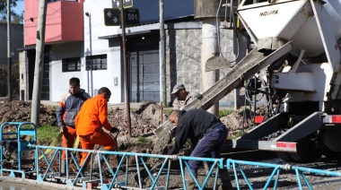 Avanza obra de repavimentación en una zona clave de Gonnet