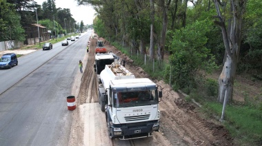 Avanzan las obras en estratégica arteria de Malvinas Argentinas