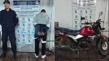 Otro joven detenido por cruzar a su ex en las calles de La Plata y gatillarle desde su moto