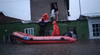 Alrededor de mil evacuados por las inundaciones en PBA