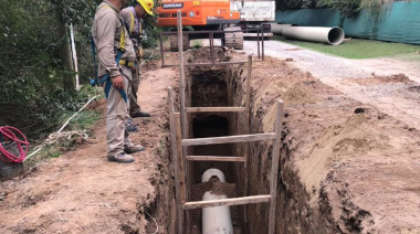 La Provincia avanza con importante obra de saneamiento en Mercedes