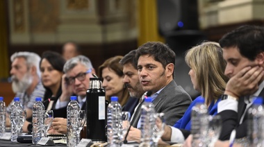 Con un mensaje a Nación, Kicillof puso en marcha la Comisión Asesora Canal Magdalena