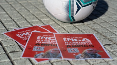 “Un gol por los animales”: intervención callejera unió al fútbol y al proteccionismo