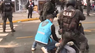 Represión, heridos y detenidos en el centro porteño