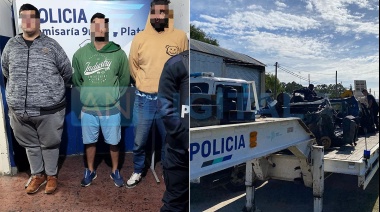 Dos meses de investigación y tres allanamientos: Golpe a los desarmaderos ilegales en La Plata