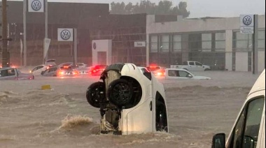 Arrasador temporal en Bahía Blanca: suspensión de todas las actividades y evacuados