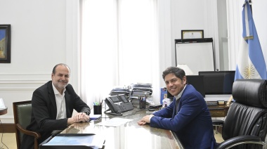 Con más de 20 obras en el horizonte, Kicillof recibió al intendente de Bahía Blanca