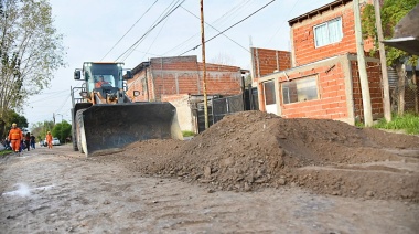Arrancó obra troncal en populosa localidad platense